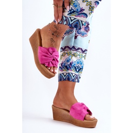 Chanclas Mujer Cuña Rosa Calama rosado 1