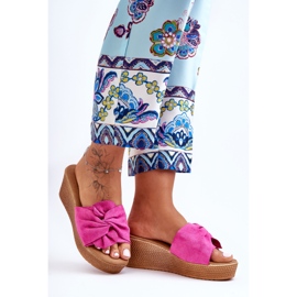 Chanclas Mujer Cuña Rosa Calama rosado 4
