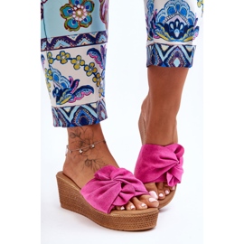 Chanclas Mujer Cuña Rosa Calama rosado 5