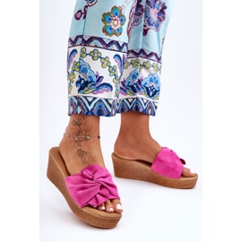 Chanclas Mujer Cuña Rosa Calama rosado 6