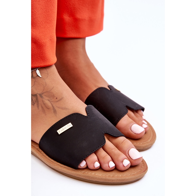 Zapatos De Tacón Plano Cómodos De Mujer Negro Coraline 2