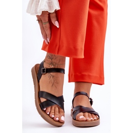 Sandalias Clasicas Mujer Talisma Piel Negras negro 4