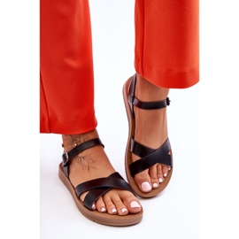 Sandalias Clasicas Mujer Talisma Piel Negras negro 6