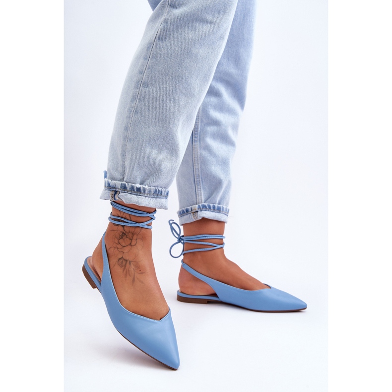 PG1 Bailarinas de Mujer con Tiras Azul Lilly Ann 2 PG1 Bailarinas de Mujer con Tiras Azul Lilly Ann 2