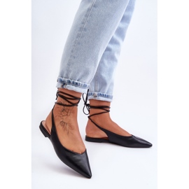 PG1 Bailarinas De Mujer Con Cordones Negro Lilly Ann 1 PG1 Bailarinas De Mujer Con Cordones Negro Lilly Ann 1