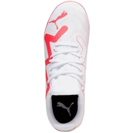 Puma Future Play Tt Jr 107391 01 zapatos de fútbol blanco blanco 1 Puma Future Play Tt Jr 107391 01 zapatos de fútbol blanco blanco 1