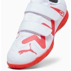 Puma Future Play It V Jr 107395-01 zapatos de fútbol blanco blanco 2