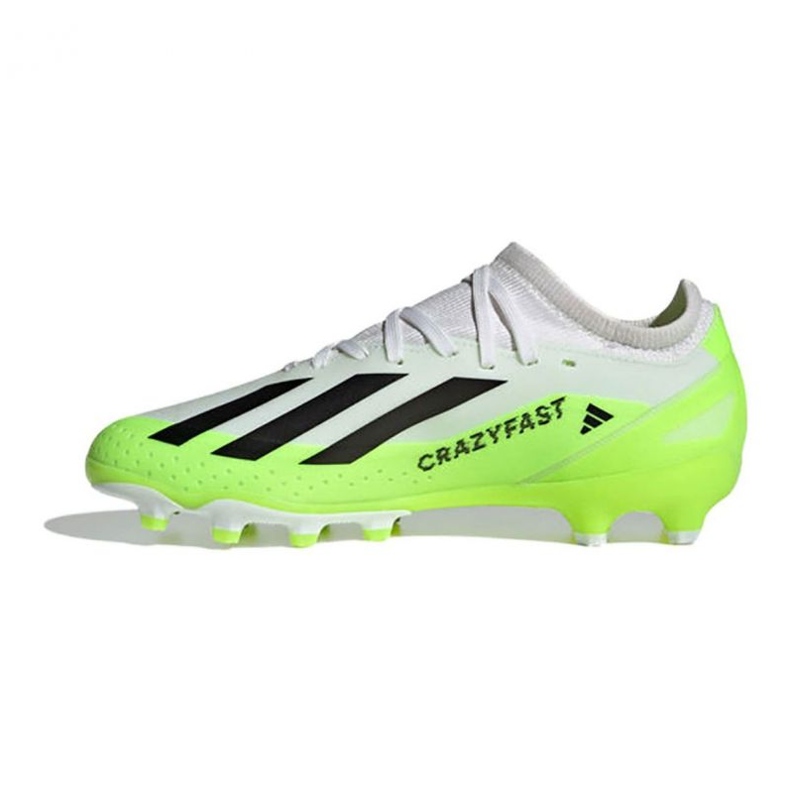 Adidas X Crazyfast.3 Mg Jr IE1567 zapatos de fútbol blanco blanco 1