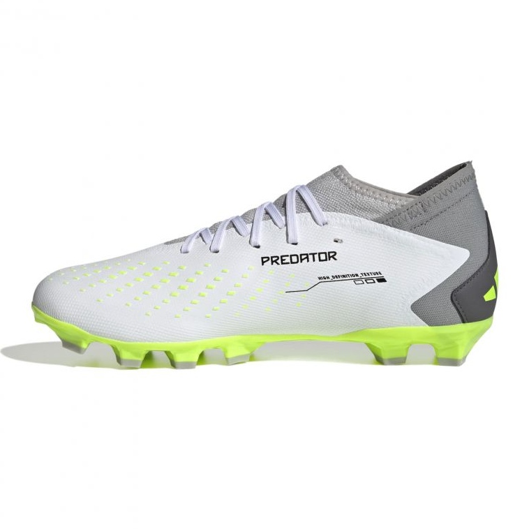 Adidas Predator Accuracy.3 Mg M IE9484 zapatos de fútbol blanco y gris blanco 1