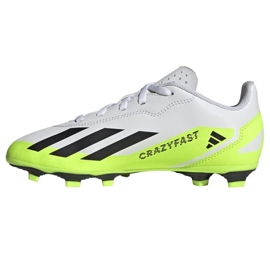 Botas de fútbol Adidas X Crazyfast.4 FxG Jr IE1588 blanco blanco 1