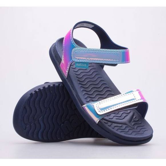 Native Charley Hologram Niño Jr Sandalias 63109143-8633 plata 1