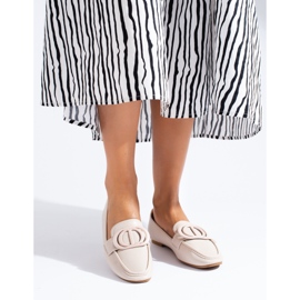 Mocasines de mujer elegantes Shelovet beige 3