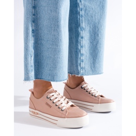 Zapatillas de mujer Big Star KK274016 rosado 2