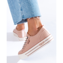 Zapatillas de mujer Big Star KK274016 rosa 1