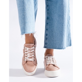 Zapatillas de mujer Big Star KK274016 rosado 3