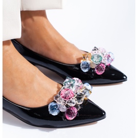 Zapatos de salón de mujer Shelovet con tacones bajos. negro 1