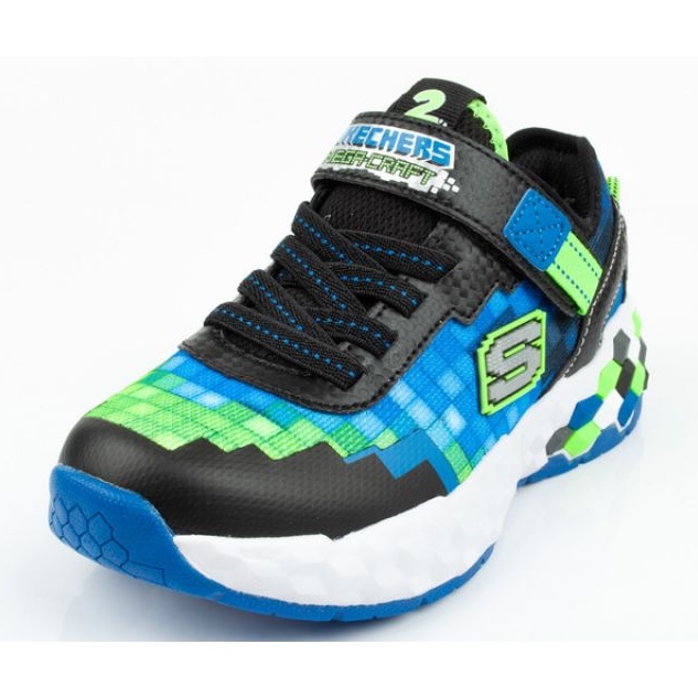 Zapatos Skechers Minecraft Led Jr 402204L/BBLM multicolor 1 Zapatos Skechers Minecraft Led Jr 402204L/BBLM multicolor 1