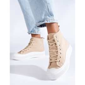 Seastar zapatillas casuales altas beige 2 Seastar zapatillas casuales altas beige 2