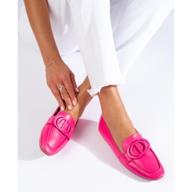 Mocasines de mujer elegantes Shelovet rosa rosado 3