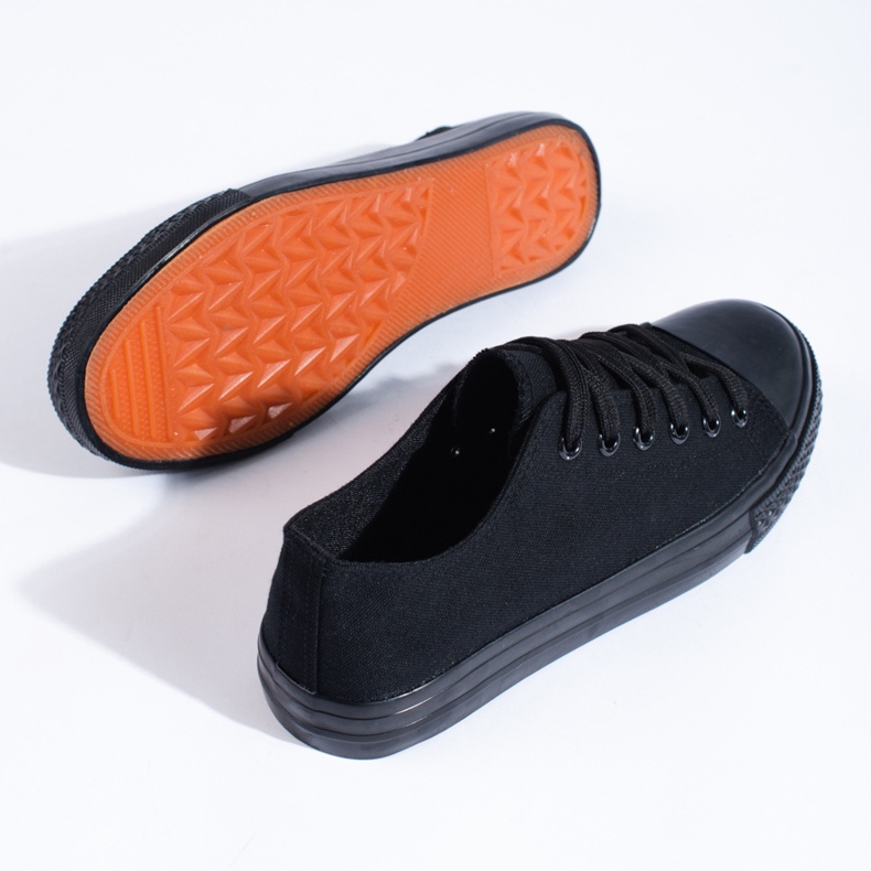 Zapatillas clásicas Shelovet de hombre de color negro 2