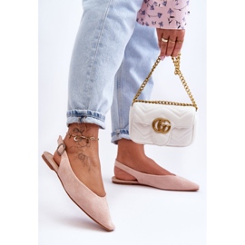 PS1 Kenra Bailarinas de mujer de ante rosa rosado 1