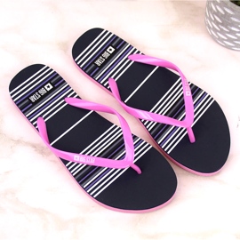 Chanclas planas Big Star W JJ274A352 rosa 4