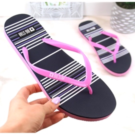 Chanclas planas Big Star W JJ274A352 rosa 3