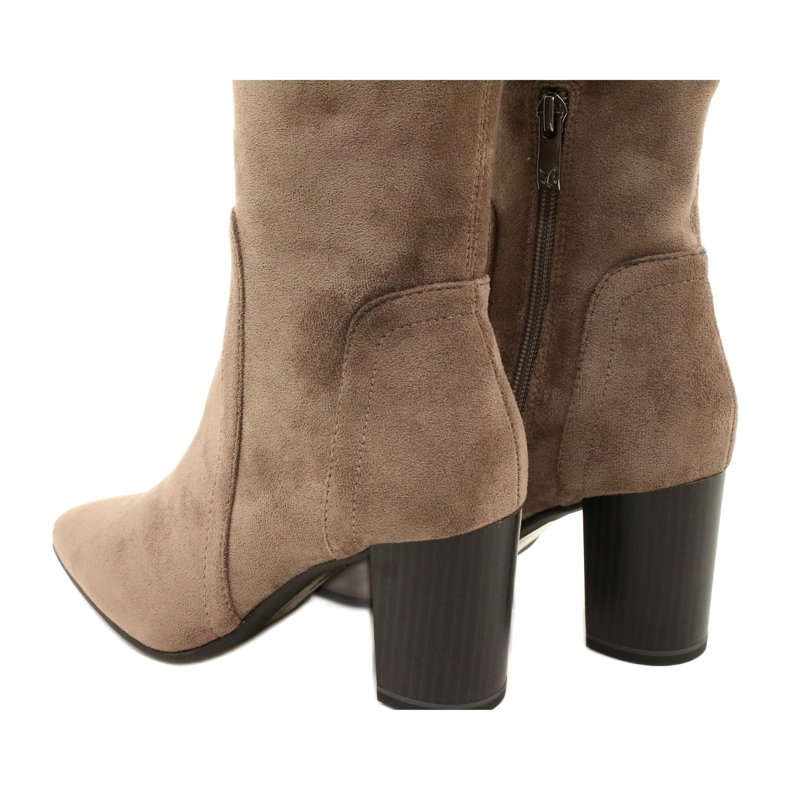 Botas de mujer elásticas color topo Caprice 9-25521-41 355 botas por encima de la rodilla beige 3 Botas de mujer elásticas color topo Caprice 9-25521-41 355 botas por encima de la rodilla beige 3
