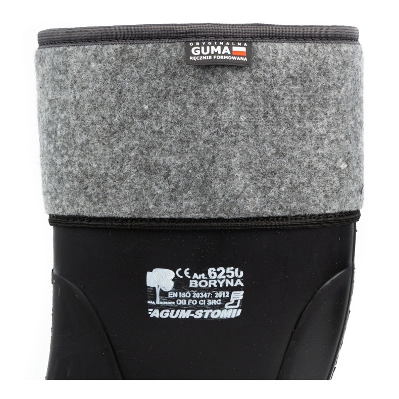 Fagum-Stomil Botas de trabajo, botas de goma, Boryna 6250 negro 4