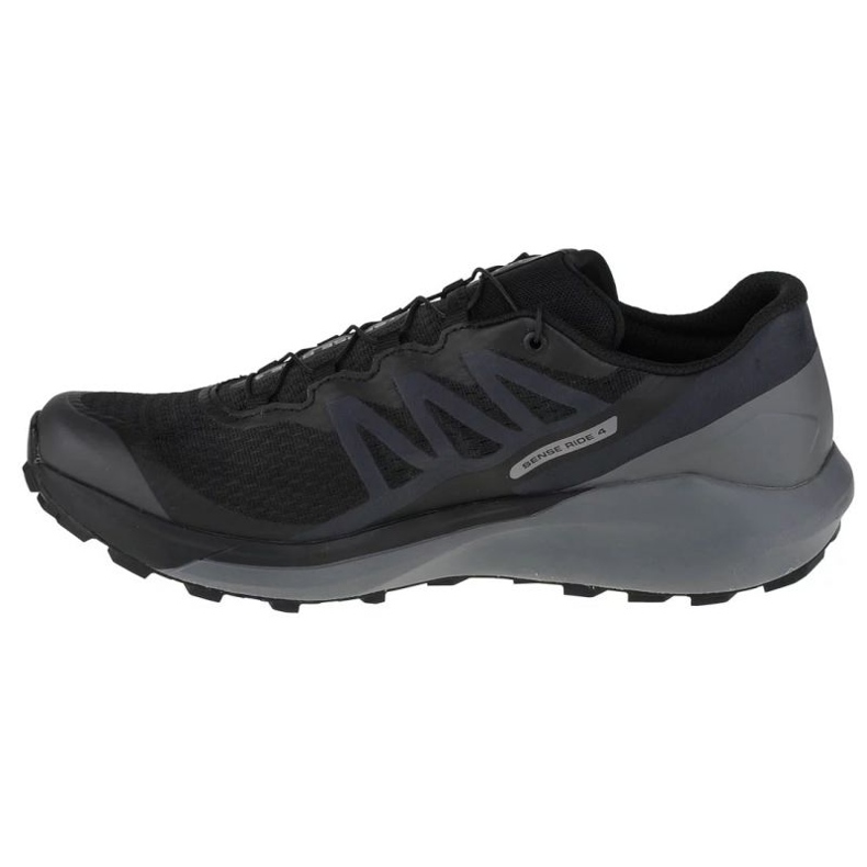 Salomon Sense Ride 4 M 412938 zapatillas de running negro 1