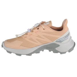 Salomon Supercross Blast W 412884 zapatillas de running beige 1