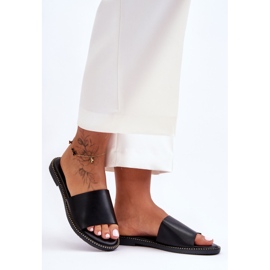 Pantuflas Afrodita Negras Clásicas de Mujer negro 3