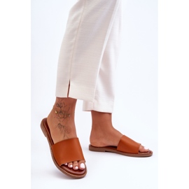 Pantuflas Clásicas Mujer Camel Aphrodite marrón 5