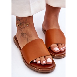 Pantuflas Clásicas Mujer Camel Aphrodite marrón 8