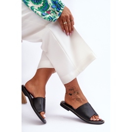 Pantuflas Mujer Harmony Piel Negra negro 4