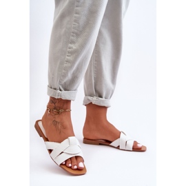 Pantuflas de Tela Mujer Blanco Aversa 2 Pantuflas de Tela Mujer Blanco Aversa 2