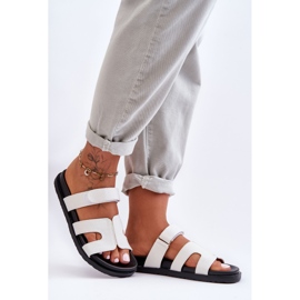 Pantuflas Mujer Tela Velcros Blanco Jose 1 Pantuflas Mujer Tela Velcros Blanco Jose 1