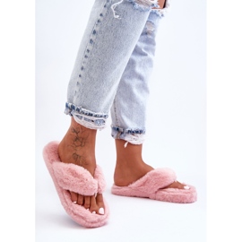 Pantuflas Mujer Piel Pantuflas Elma Rosa rosado 3