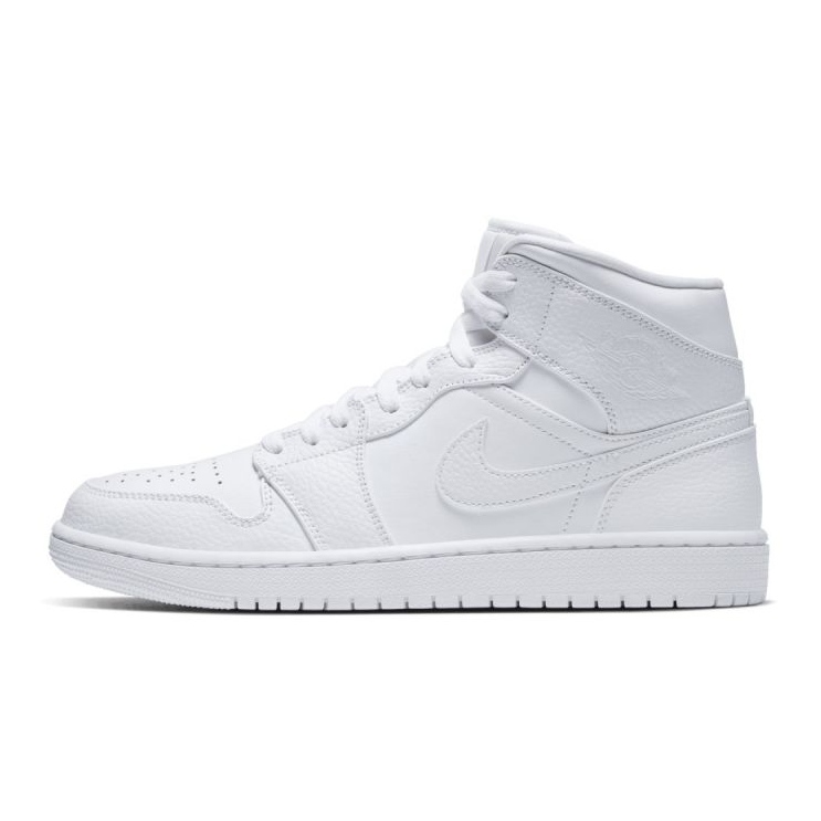 Nike Air Jordan 1 Mid M 554724-130 zapatos blanco 1