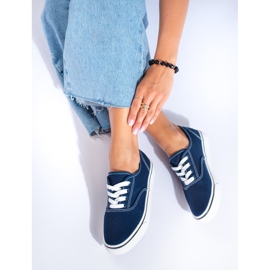 SHELOVET zapatillas de mujer azul 2