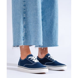 SHELOVET zapatillas de mujer azul 1