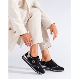 Deportivas Shelovet piel negra negro 3