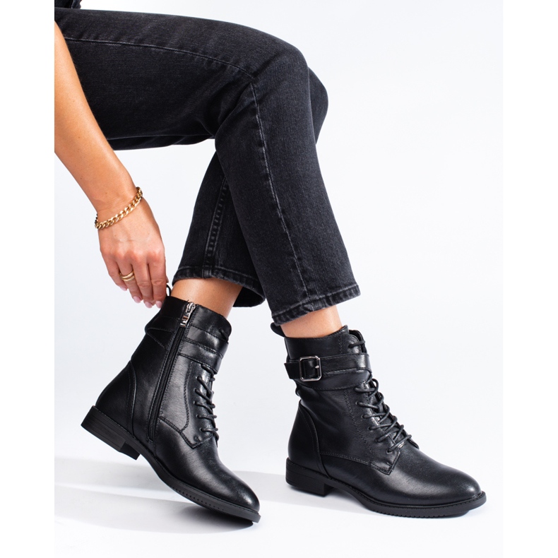 Botas clásicas negras de mujer Shelovet negro 1