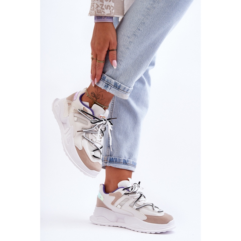 Deportivas Piel Plataforma Blanco Sifel 2