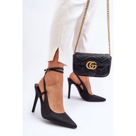 Alfileres Clásicos Decorados Con Circonitas Guda Negra negro 1 Alfileres Clásicos Decorados Con Circonitas Guda Negra negro 1