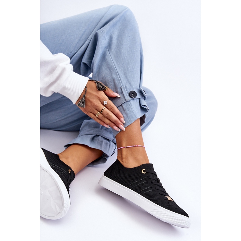 PE1 Zapatillas Mujer Cordones Negro Etna 2