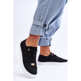 PE1 Zapatillas Mujer Cordones Negro Etna 6