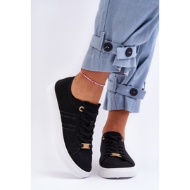PE1 Zapatillas Mujer Cordones Negro Etna 7