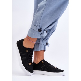 PE1 Zapatillas Mujer Cordones Negro Etna 8