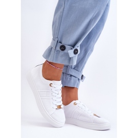 PE1 Zapatillas Mujer Con Cordones Blanco Etna 5